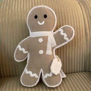 Pottery Barn Teen Gingerbread Man Pillow